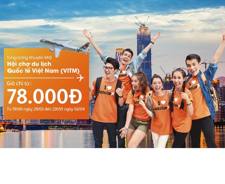 JETSTAR KHUYEN MAI GIA VE CHI 78000Đ