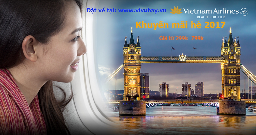 Vietnam airline khuyến mãi chào hè 2017